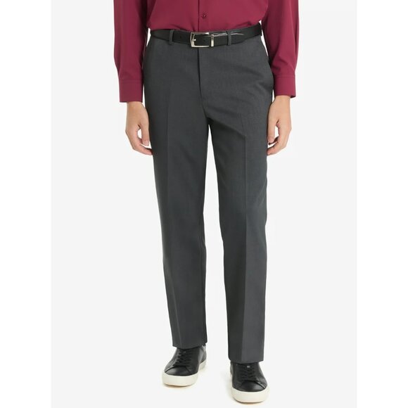 Chaps Flat Front Men's Solid Classic Fit Tailored Suit Separate Pant, Size 38x30 - Picture 1 of 4